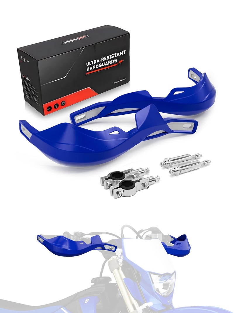 JFG RACING Motorcycyle Handguards78 and 1 18 Handle Bar Dirt Bike Hand Guards Accessories Universal for Dirtbike Snowmobile ATV Pit Bike Off Road Motocross Enduro MX Blue