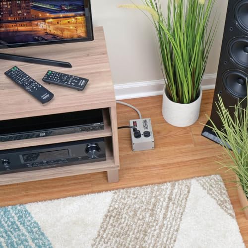 Tripp Lite ترِب لايت IBAR2-6D واقي من زيادة التيار مع 2 مخرج، سلك بطول 6 أقدام، قابس بزاوية صحيحة، معدني، ضمان محدود مدى الحياة وتأمين بقيمة 25,000 دولار - Image 2