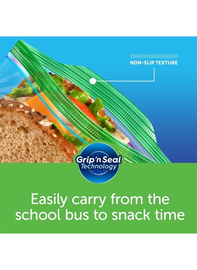Ziploc - XL Sandwich and Snack Bags, Storage Bags for On the Go Freshness, Grip 'n Seal Technology for Easier Grip, Open, and Close, 30 Count (Pack of 3) - Image 1