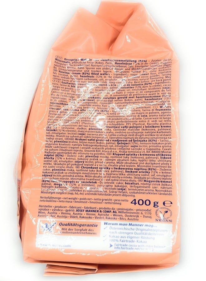 MANNER Hazelnut Cream Filled Wafers (manner) 14oz - Image 2