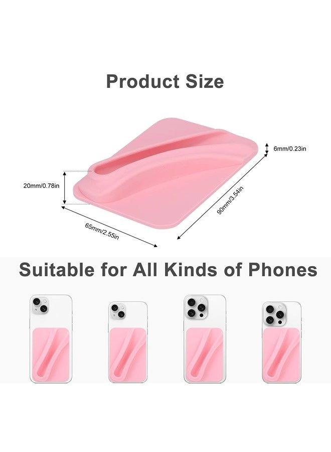 ShebSheb Silicone Lip Holder for Cell Phone Lipstick Lip Glaze Phone Case Back Stick On Holder for Most Phone Models  - Image 2