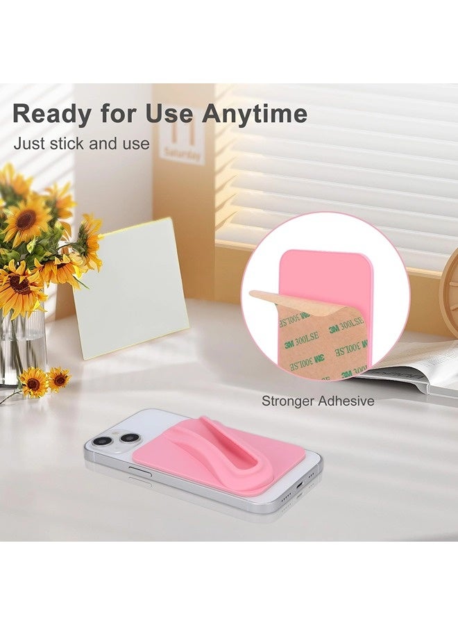 ShebSheb Silicone Lip Holder for Cell Phone Lipstick Lip Glaze Phone Case Back Stick On Holder for Most Phone Models  - Image 3