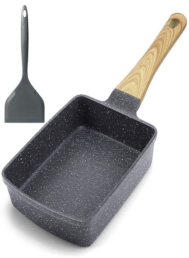 GiPP Japanese Omelette Pan, Tamagoyaki Egg Pan, Nonstick Egg Frying Pan, Rectangle Granite Cookware, PFOS & PFOA Free, Grey - Image 1