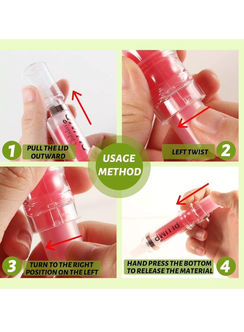 Clubday مُعزِّز شفاه مُنتفخ مُرطِّب مُغذٍّ يُعطي حجمًا ويُرطِّب لمسة لامعة لشفاه ممتلئة طبيعية مكياج شفاه خفيف حار مُعزِّز شفاه لامع أحمر شفاه لامع 6 مل 04 - Image 4