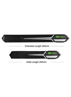 Rockbros Bike Pants Strap Bicycle Cycling Pants Cuff Band Reflective Wrist Ankle Bands For Outdoor Sports(2 Pcs) Black Silver  - Image 5