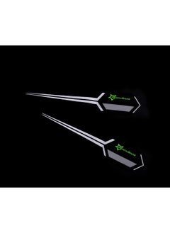 Rockbros Bike Pants Strap Bicycle Cycling Pants Cuff Band Reflective Wrist Ankle Bands For Outdoor Sports(2 Pcs) Black Silver  - Image 3