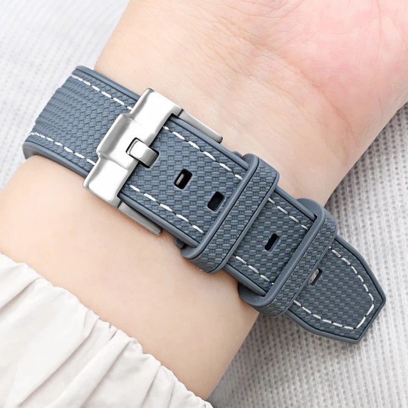 Bluejw Hot Sale Rubber Watch Strap for Swatch Blancpain Replacement TPU Rubber Curved-end Strap 22mm for 5 OCEANS Watch Band - Image 5