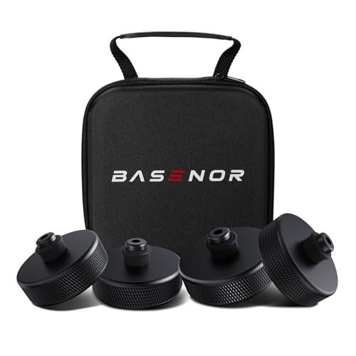 BASENOR 2013-2026 Tesla Model Y(Juniper) /3/S/X Jack Pad, Jack Pucks with Storage Case, TPE Lifting Floor Jacks [10x Hardness] to Protect Chassis, Vehicles Accessories (Standard/Premium/Performance) - Image 1