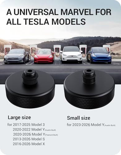 BASENOR 2013-2026 Tesla Model Y(Juniper) /3/S/X Jack Pad, Jack Pucks with Storage Case, TPE Lifting Floor Jacks [10x Hardness] to Protect Chassis, Vehicles Accessories (Standard/Premium/Performance) - Image 2