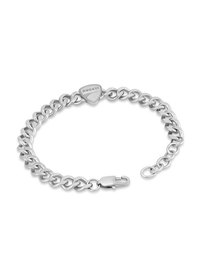 Ducati Cardio Silver Stainless Steel Chain Bracelet for Men 190mm - Image 2