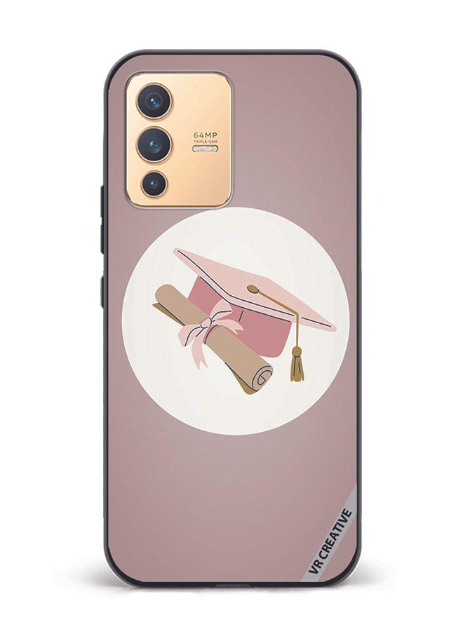 VR CREATIVE غطاء حماية لجهاز Vivo V23 5G بتصميم متعدد الألوان - Image 1