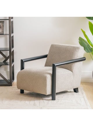 Mitos 1 Seater Fabric Sofa Armchair Modern Design Single Seater Accent Chair Comfortable Living Room Furniture L74Xw94Xh77Cm - Grey - pzsku/Z7D4A63933ED9D912EE53Z/45/_/1736253126/40b47253-92c1-47a0-8ef2-2404696c5bfb