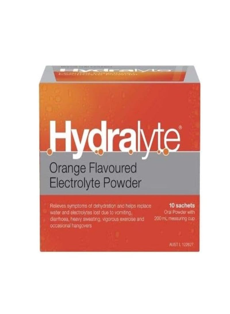 Hydralyte Powder Orange 5G X 10 - Image 2