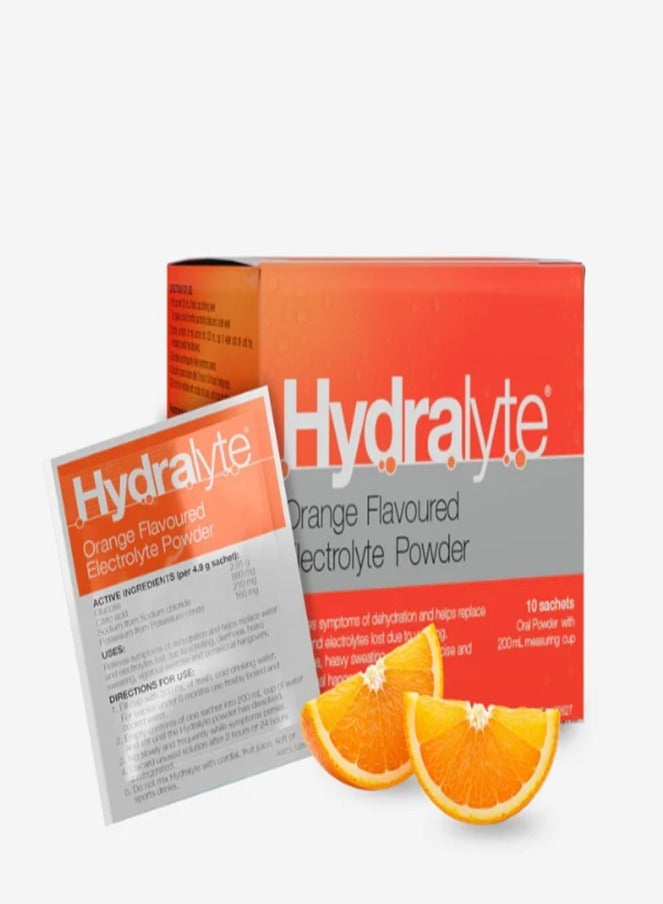 Hydralyte Powder Orange 5G X 10 - Image 3