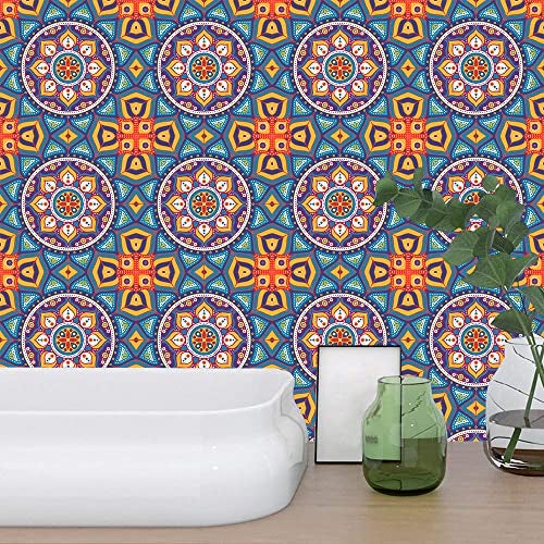 PAPER PLANE DESIGN Tile Sticker Size 6 inch x 6 inch x 36 pcs - Multi Colour (PT6) - Image 5