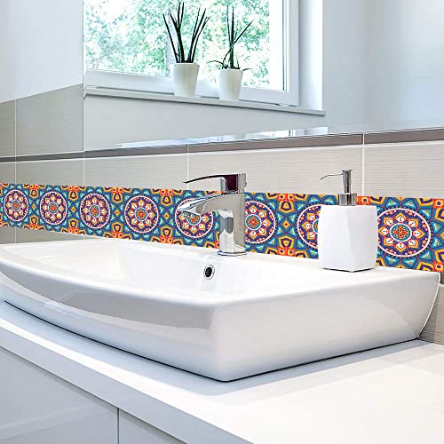 PAPER PLANE DESIGN Tile Sticker Size 6 inch x 6 inch x 36 pcs - Multi Colour (PT6) - Image 2
