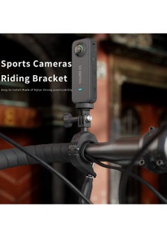 Captaintech Handlebar Mount for Action Camera Compatible with GoPro, Action 3, Insta360 X3, Pocket 2, Universal 1/4" Screw For Cycling, Motorcycles, Stable Bike Perspective Photography, For 22mm-35mm Bar  - Image 5