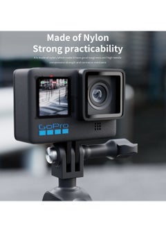 Captaintech Handlebar Mount for Action Camera Compatible with GoPro, Action 3, Insta360 X3, Pocket 2, Universal 1/4" Screw For Cycling, Motorcycles, Stable Bike Perspective Photography, For 22mm-35mm Bar  - Image 3