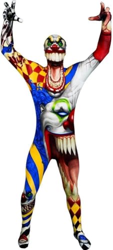 Morphsuits Men's Monster Scary Clown Skinsuit, XX-Large - Image 1