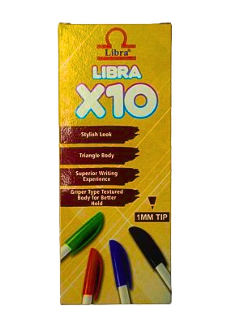 LIBRA BALLPEN X 10 1.00MM BLUE - Image 2