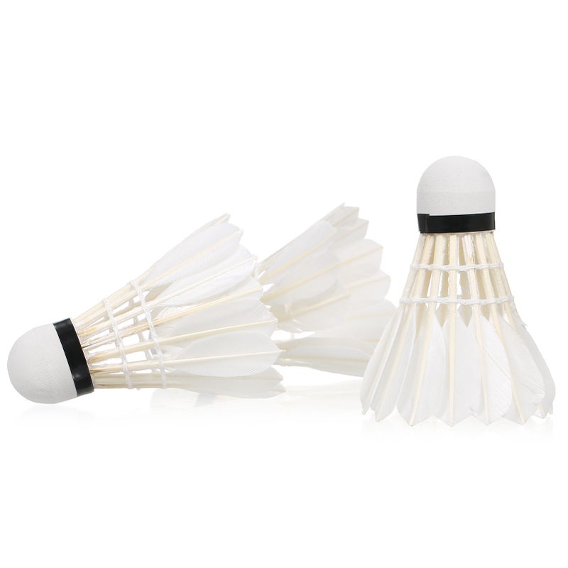 12pcs Badminton Shuttlecocks Indoor Outdoor Sports Badminton Balls Windproof Shuttlecock with Great Stability and Durability High Speed - Image 3