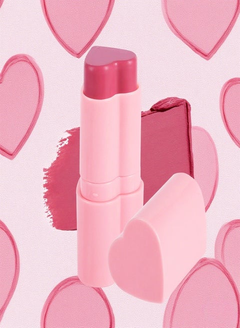 Blush Highlighter Heart Blush Balm Finishing Stick Face Highlighting Pearl Fine Glitter Makeup