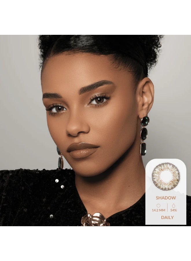 Amara Women 10 Daily Color Contact Lenses Shadow - Image 3
