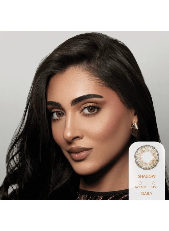 Amara Women 10 Daily Color Contact Lenses Shadow - Image 2
