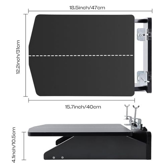 Caydo Screen Printer, 1 Color 1 Station Silk Screen Printing Press, Unique Hinge Design Wood Screen Printing Table For T-Shirt Diy Printing And Screen Printing Beginners(Screen Frame Not Included) - Image 2