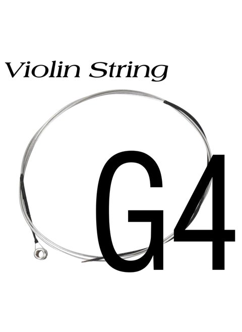G4 Single Violin String 4th Fourth Violin String Fiddle Chord Wire Steel Core with Cupronickel Wound Replacement Accessory Part for All Violin Sizes - 4G
