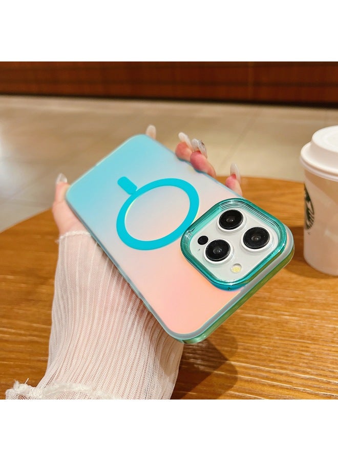 For Apple Mobile Phone Case Magnetic Electroplated Hard IMD Protective Case Multiple Models Available