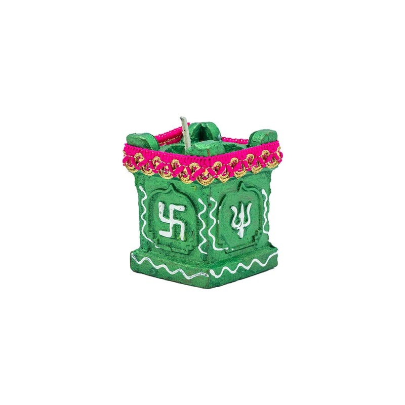 BB BACKBENCHERS Decorative Gel Wax Tea Light Candles for Diwali, Traditional Design, Multicolour (TUSLI Diya [12]) - Image 5