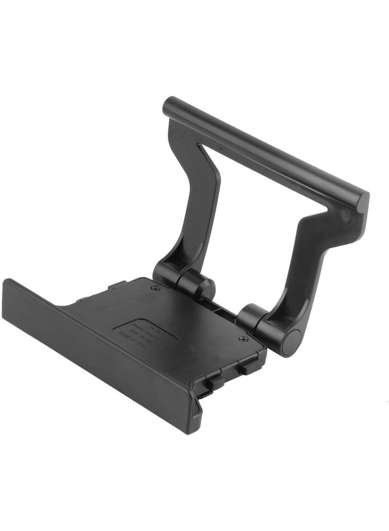 jaexest حامل مستشعر Kinect – مشبك تثبيت على التلفزيون لـ Xbox 360 – قاعدة تثبيت بلاستيكية – مقاس آمن لأعلى التلفزيون – أسود - Image 1