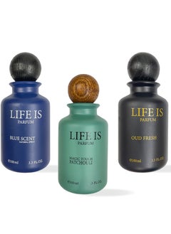 VITRESS Life Collection (Blue Scent - Oud Fresh - Magic Touch Patchouli) 