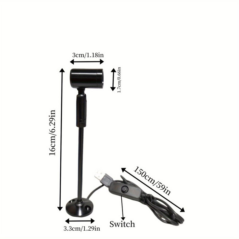 Bright LED Spotlight 5V USB with White Light and 4.9FT Cable for Jewelry Display Cabinet Counter Display Dining Table - Image 3