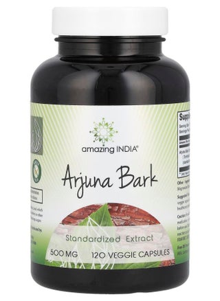 Arjuna Bark Standardized Extract 500 mg 120 Veggie Capsules - pzsku/Z7D4B2A22AB63728FEAC5Z/45/_/1728489551/066e5c9a-31a9-4454-ac8c-1d6fa307cd06