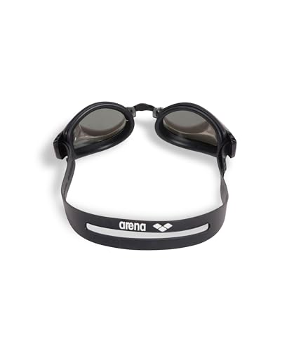 ARENA Unisex Zoom XFit Swim Goggles Wide Mirror Lens Heavy Duty Comfortable Pool Glasses Fitness Recreational Swimmers Eye Protection SilverBlackBlack - Image 3
