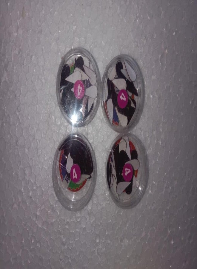 Maroon Large Tilak Bindi For Women And Girls Pack of 4 - Image 1