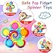 Gigilli 48 Pack Party Favors Fidget Spinners for Kids 4812 35 Goodie Bags Easter Basket Stuffers for Kids Treasure Box Pop Mini Fidget Toys Bulk Classroom Prizes Toddler Birthday Party Gifts - Image 4