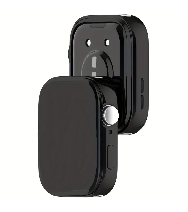 2in1 حزام معدني وعلبة لـ HW Fit 3 4 4 Pro فضي - Image 4