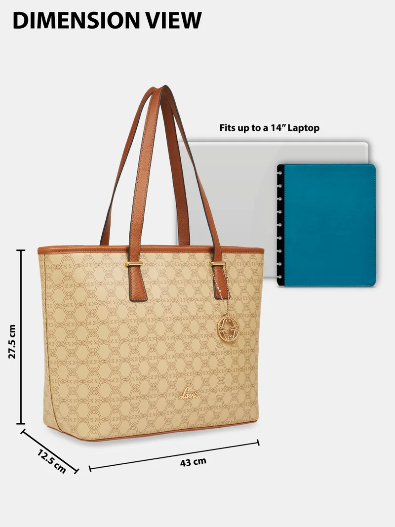 Lavie Women's Monoprint Sherry Tote (Beige)