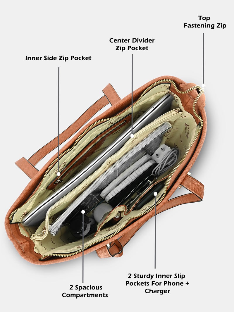 لافي حقيبة لافي نسائية بطبعة شيري بيج - Image 3