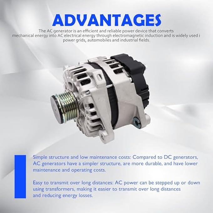 OXCANO مولد 11710N متوافق مع هيونداي سوناتا 2014، سانتا في سبورت 2013-2016، كيا أوبتيما 2014-2015 2.0 2.4L بديل ل37300-2G800 - Image 2