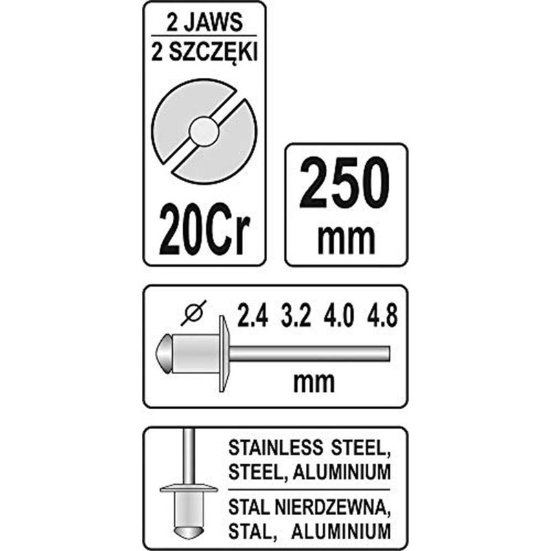 Yato yt36007 Hand Riveter - Image 4