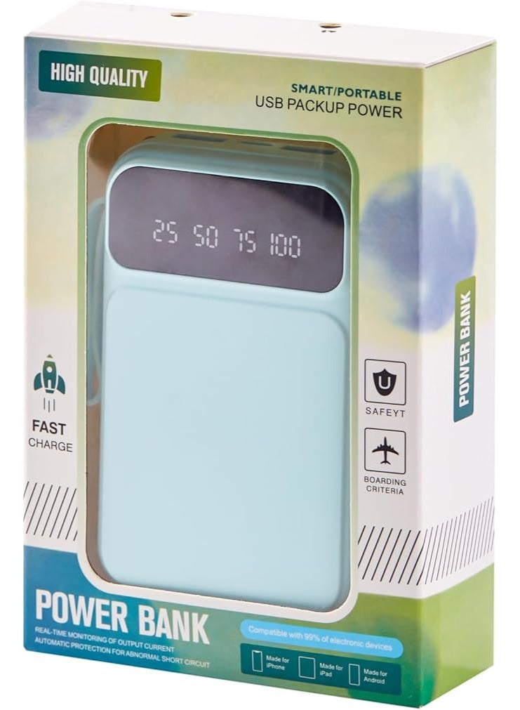بنك طاقة محمول بسعة 20000 مللي أمبير في الساعة، شاحن محمول صغير الحجم بقدرة 10 واط، شحن سريع للهاتف المحمول، USB-C لأجهزة آيفون 16 برو ماكس/16 بلس/16 بلس/16 بلس/16/15/14/14/13/12 وآيباد سامسونج (20000 مللي أمبير في الساعة) - Image 5