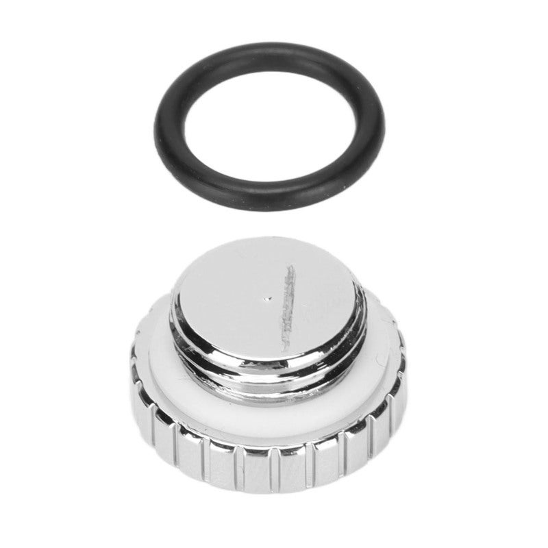 Halnziye G1/4 Water Stop Plug Silver Electroplating Threaded Computer Water Cooling Fitting - Durable Hand Screw Stop Plug for Water Cooling Systems - Image 3