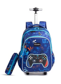 Set Of 3 Bags 18 Inch Trolley School Bag, Lunch Bag And Pencil Case Gamer - Blue - pzsku/Z7D4B9ACED29848FFD943Z/45/_/1738235289/0fd041e5-034e-4677-bb2f-33491d0a1434