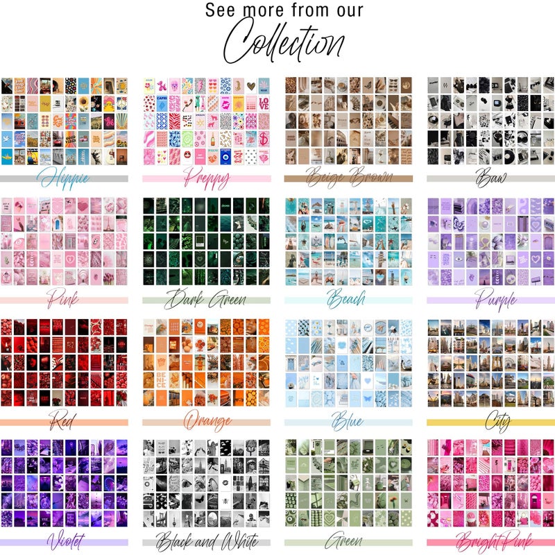 Y2K BOO Midnight Blue College Prints Wall Collage Kit - 50pcs Trendy Nautical & Ocean Aesthetic Photos, Dark Navy Room Decor for Teen Girls, Modern Sea Art for College Dorm & Apartment - Image 3