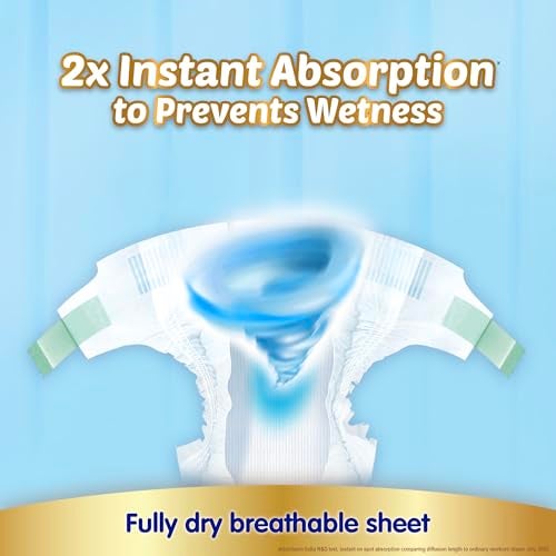 Mamypoko New Baby| Tape Style Baby Diapers, 28 Count, 3-5kg||2x Instant Absorption| Soft stretchy fit |Natural Extracts for Nourishment | Loose Stool Stopper, Wetness Indicator - Image 3