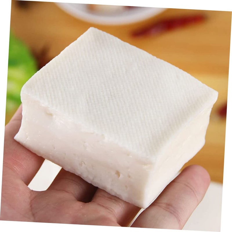 Realistic Tofu Model Props Premium Simulation Bean Curd Decoration for Photography Displays - Image 4
